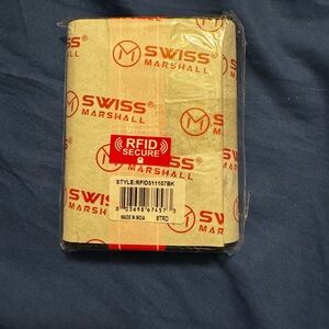 Swiss Tech Cream and Red Wallets